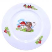 Тарелка детская мелкая d=175мм Мышата Гладкий край (65302) Тарелка детская мелкая d=175мм Мышата Гладкий край (65302)