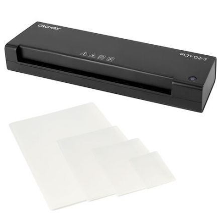 Ламинатор А3, пленки 60-150 мкм, скорость 25 см/мин, 20 пленок В ПОДАРОК!, CROMEX (КРОМЕКС) PCH-02-3, 533023 Ламинатор А3, пленки 60-150 мкм, скорость 25 см/мин, 20 пленок В ПОДАРОК!, CROMEX (КРОМЕКС) PCH-02-3, 533023