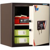 Сейф взломостойкий Valberg ASK Карат-46 коричневый/бежевый (ключевой замок)