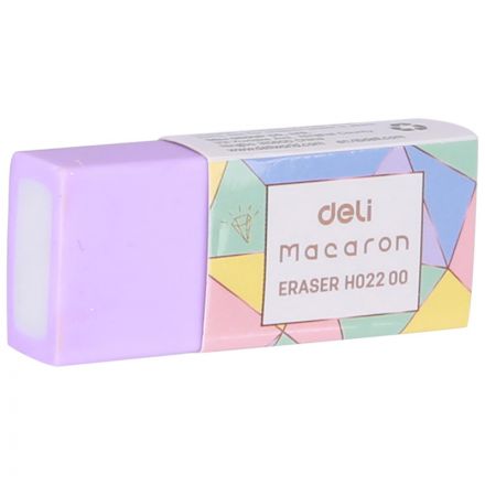 Ластик Deli Macaron 50x20x1мм ассорти пласт.туб. EH02200
