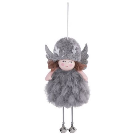 Украшение елочное, 18 см, "Ангелочек", полиэстер, ассорти 4 дизайна, ЗОЛОТАЯ СКАЗКА, 592607