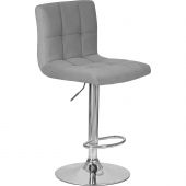 Стул барный LO_DOBRIN CANDY LM-5006_CH-M_V-MJ9-75 серый велюр Стул барный LO_DOBRIN CANDY LM-5006_CH-M_V-MJ9-75 серый велюр