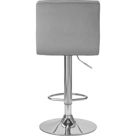 Стул барный LO_DOBRIN CANDY LM-5006_CH-M_V-MJ9-75 серый велюр Стул барный LO_DOBRIN CANDY LM-5006_CH-M_V-MJ9-75 серый велюр