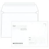 Конверты С5 (162х229 мм), отрывная лента, "Куда-Кому", 80 г/м2, КОМПЛЕКТ 1000 шт., 41378