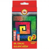 Пастель масляная Koh-I-Noor "8312", 12 цветов, картон. упаковка