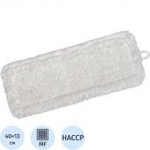Насадка МОП плоская петельная микрофибра 40x13 см белая