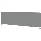 Экран Metal System Style ткан. боковой Б.ТЭКР-120 1200х390х28 серый/мет.сер