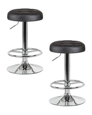 Набор 2 шт Табурет барный DOBRIN BRUNO, чёрный