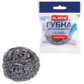 Губка (мочалка) металлическая спиральная 15 г, для посуды, гриля, плиты, LAIMA (ЛАЙМА), 700061 Губка (мочалка) металлическая спиральная 15 г, для посуды, гриля, плиты, LAIMA (ЛАЙМА), 700061