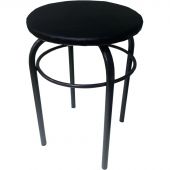 Табурет Сатурн 18 черный/антик серебро