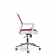 Кресло СН-503 Дэли белый хром Ср ТW-13/Е13-к/Е01-к (бордовый)
