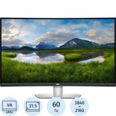 Монитор Dell 31.5 S3221QSA Curved VA 3840x2160 60Hz 4ms DP HDMI USB Spk HAS Монитор Dell 31.5 S3221QSA Curved VA 3840x2160 60Hz 4ms DP HDMI USB Spk HAS