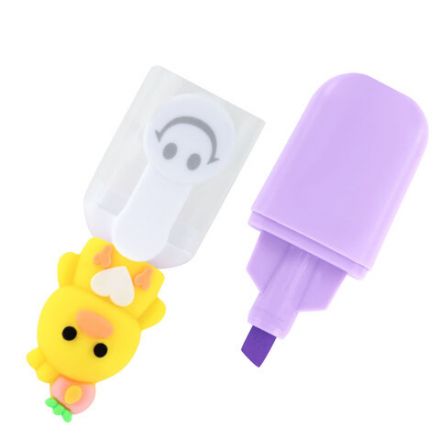 Набор текстовыделителей с топперами 6 ЦВЕТОВ ПАСТЕЛЬ, "НЕЖНЫЕ ЦЫПЛЯТА", линия 1-4мм, FUNSTER (ФАНСТЕР), 152653