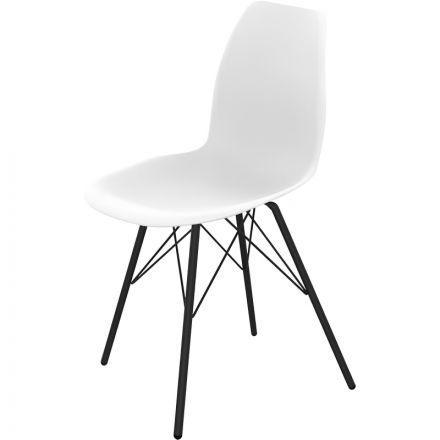 Стул Sheffilton SHT-ST29/S37 белый/черный 233777 Стул Sheffilton SHT-ST29/S37 белый/черный 233777