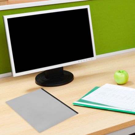 Папка-конверт СЕКЬЮРИТИ на молнии А4 (230х333 мм), ПВХ, непрозрачная, серая, STAFF, 274078