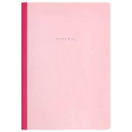 Тетрадь А4 96 л. BRAUBERG, на сшивке с корешком, клетка, обложка картон, "Minimal Pastel", 405282