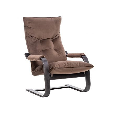 Кресло-трансформер Leset Оливер, Венге текстура, V23 молочный шоколад, Ткань Велюр