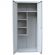 Шкаф хозяйственный металлический МПИ-618(800) 1850х800х450