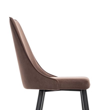 Стул Leset Эби Vendetta 7 коричневый, Ткань Велюр Стул Leset Эби Vendetta 7 коричневый, Ткань Велюр
