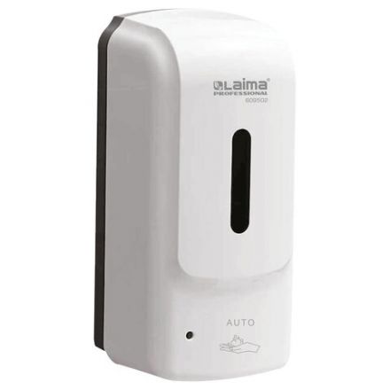 Дозатор для жидкого мыла-пены LAIMA PROFESSIONAL SUPER, НАЛИВНОЙ, СЕНСОРНЫЙ, 1 л, белый, ABS-пластик, 609502
