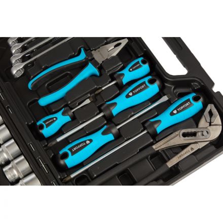 Набор инструмента TOPFORT 56 предметов 1/4 и 1/2