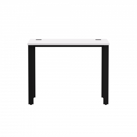 Стол прямой Everprof EVO на металлокаркасе 980х670х755 мм Белый/Черный