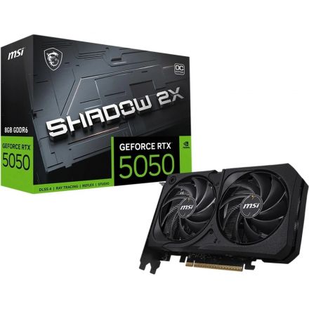 Видеокарта MSI RTX 5050 SHADOW 2X OC 8GB GDDR6 128bit 3xDP HDMI 2FAN