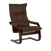 Кресло-трансформер Leset Оливер, Орех текстура, V23 молочный шоколад, Ткань Велюр