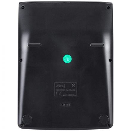 Калькулятор настоль.ПОЛНОРАЗ. БУХ. Deli E1630,12р,дв.пит, 188x140мм, черный Калькулятор настоль.ПОЛНОРАЗ. БУХ. Deli E1630,12р,дв.пит, 188x140мм, черный