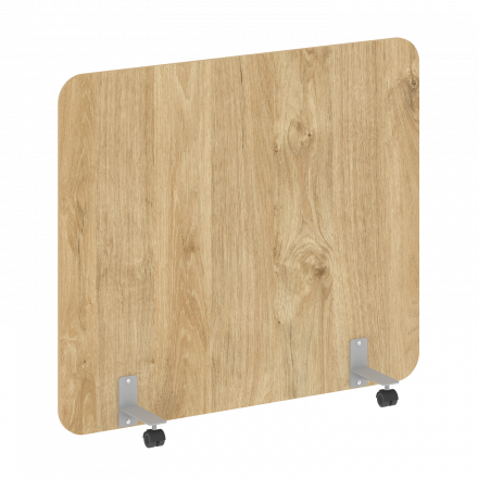 R-line Перегородка на металлических опорах, на роликах DP.R-140-120 Тиквуд светлый/Серый металл 1400*18*1200 R-line Перегородка на металлических опорах, на роликах DP.R-140-120 Тиквуд светлый/Серый металл 1400*18*1200