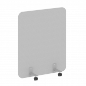 R-line Перегородка на металлических опорах, на роликах DP.R-100-120 Серый/Серый металл 1000*18*1200 R-line Перегородка на металлических опорах, на роликах DP.R-100-120 Серый/Серый металл 1000*18*1200