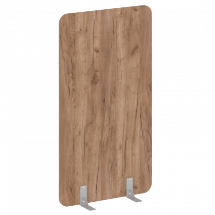 R-line Перегородки на металлических опорах на фетровых подпятниках DP.F-100-180 Дуб табак/Серый металл 1000*18*1800