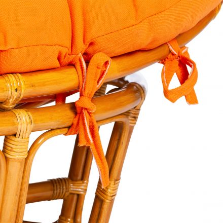 Мебельный ремешок Мамасан/Папасан 57 см, ткань, оранжевый, С 23, 57х3х0,5см Мебельный ремешок Мамасан/Папасан 57 см, ткань, оранжевый, С 23, 57х3х0,5см