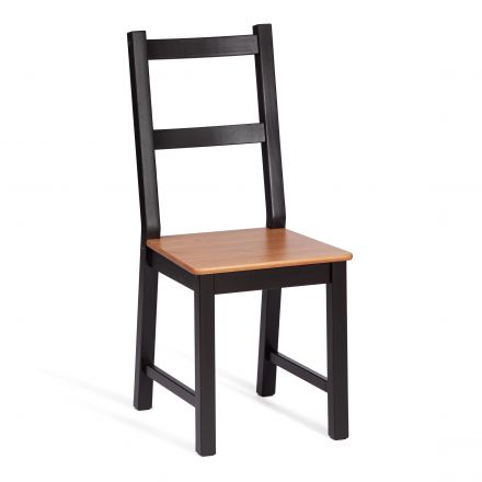 Стул Соната / Sonata chair массив сосны, 41х50х95 см, антик/чёрный