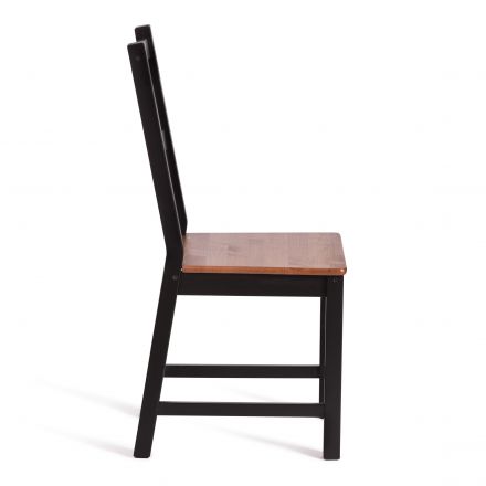 Стул Соната / Sonata chair массив сосны, 41х50х95 см, антик/чёрный