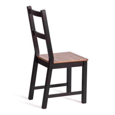 Стул Соната / Sonata chair массив сосны, 41х50х95 см, антик/чёрный