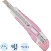 Нож универсальный Attache 9 мм пласт со встав мет направл. роз. авто