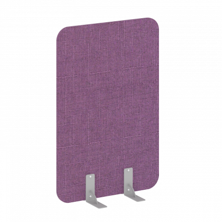 R-line soft Перегородки на металлических опорах на фетровых подпятниках AP.F-80-120 Romeo 06/Серый металл 800*18*1200