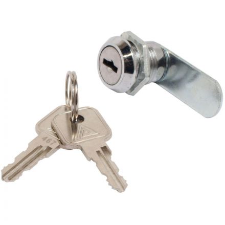 Замок мебельный_УЗК СТАНДАРТ врезной ЗМ20мм (400KC) пластик,2 ст.кл (14688)