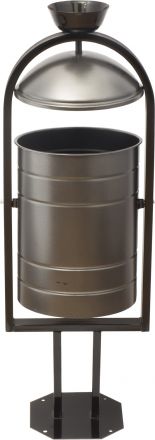 Урна металлическая 1050х370х300 мм бронзовая