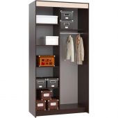 Шкаф-купе Сокол 2-ств.ШР-126.2 1200x600x2400, венге/дуб
