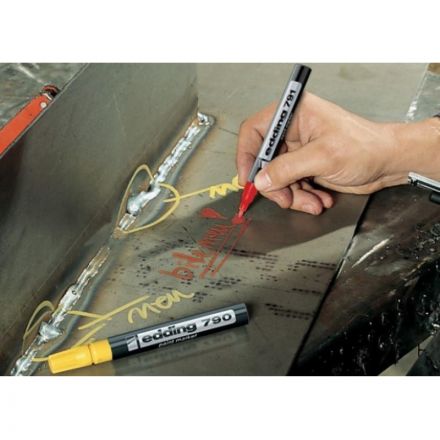 Маркер промышленный Edding E 790/49 для универсальной маркировки белый (2-3  мм)