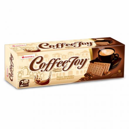 Печенье песочное "Coffee Joy" с кофейным вкусом 78 г, ИНДОНЕЗИЯ