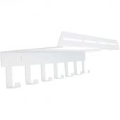 Полка РЭ_ д/полотенца с крючками LIRIA RR2051W, правая,белая (701456) Полка РЭ_ д/полотенца с крючками LIRIA RR2051W, правая,белая (701456)