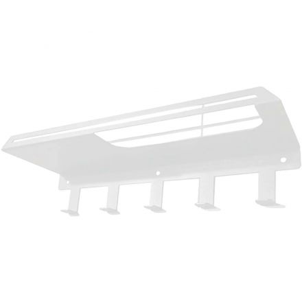 Полка РЭ_ д/полотенца с крючками LIRIA RR2051W, правая,белая (701456) Полка РЭ_ д/полотенца с крючками LIRIA RR2051W, правая,белая (701456)