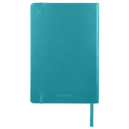 Блокнот А5 (148х218 мм), BRAUBERG ULTRA, балакрон, 80 г/м2, комбинированный блок, 100 л., бирюза, 113071
