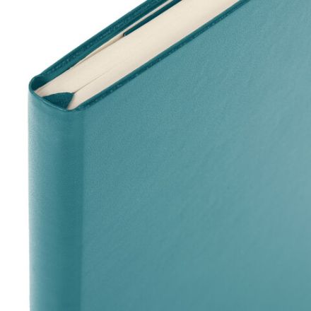 Блокнот А5 (148х218 мм), BRAUBERG ULTRA, балакрон, 80 г/м2, комбинированный блок, 100 л., бирюза, 113071