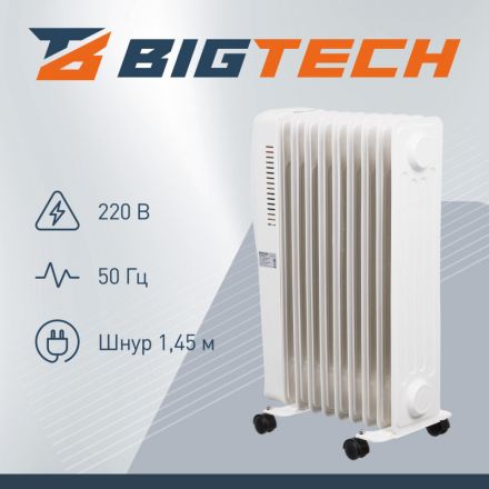 Радиатор масляный BigTech WBH001 (9 секций) Радиатор масляный BigTech WBH001 (9 секций)