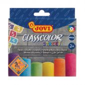 Набор цветных мелков асфальтовых JOVI, 6шт., 6цв., круглый, картонная коробка Набор цветных мелков асфальтовых JOVI, 6шт., 6цв., круглый, картонная коробка