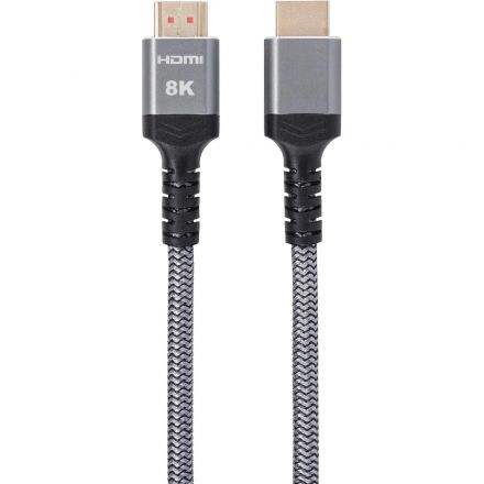 Кабель HDMI 19M/M,ver. 2.1 8KX60Hz (Econom) оплетка 5m iOpen <ACG859A-5.0